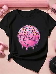 Women T-Shirts - Black - View 2