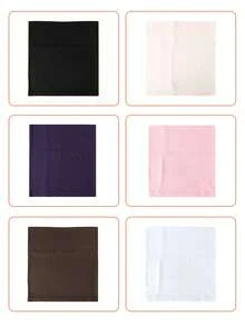 1pc Women's Versatile Solid Color Hooded Headscarf, Suitable For Daily Wear - Multicolor - View 8