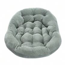 Mecedora de ratán para exteriores, asiento columpio tapizado con respaldo para entrada principal, sala de estar, patio, jardín. - Verde - Ver 9
