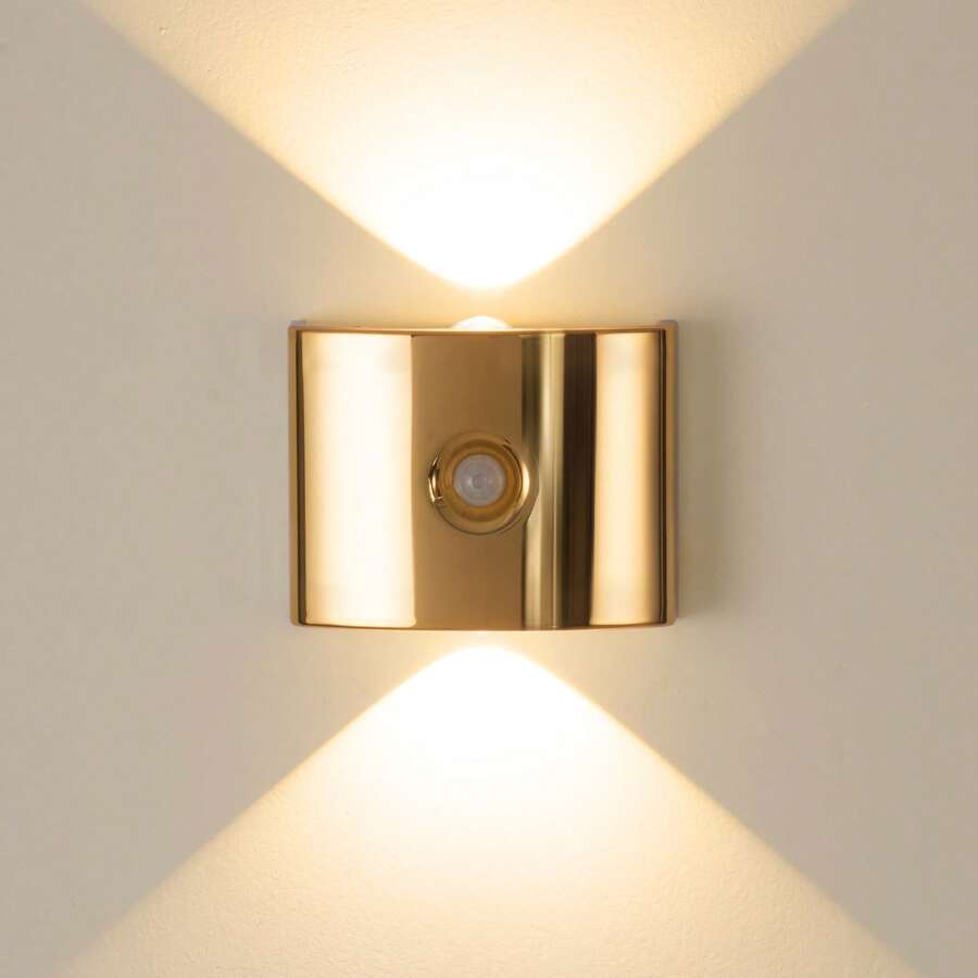 1/2/4件組雙頭LED感應壁燈 智慧LED小夜燈 室內磁吸式感應壁燈 電池供電 可調色溫與亮度 適用於走廊、浴室、臥室、居家裝飾