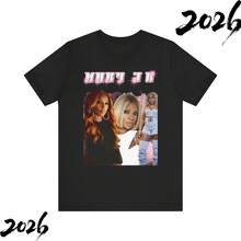 Ma J. Blige Unisex T-Shirt Concert Tee - 黑色 - 查看 1