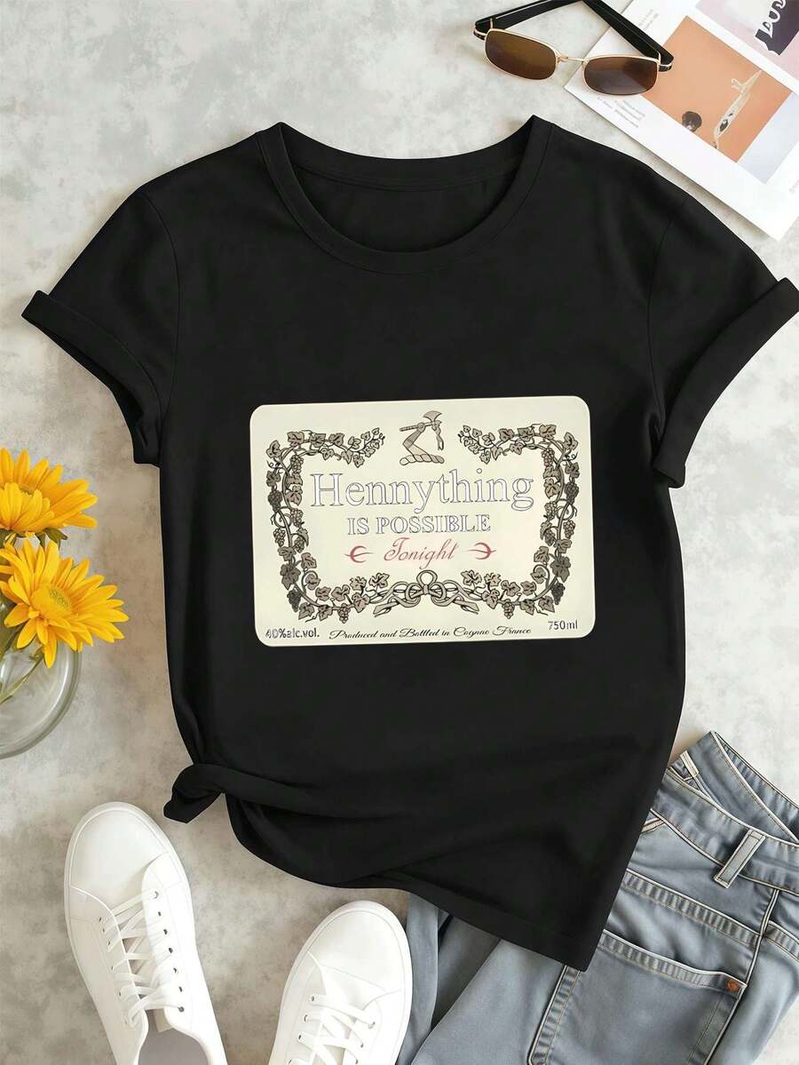 Women T-Shirts - Black - View 1