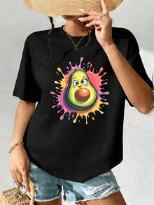 Women T-Shirts - Black - View 2