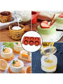 1 buah Cetakan Kue Silikon, Baki Es Batu, Desain Timbul, Cocok untuk Puding, Kue, Sabun, Lilin, dan Roti - Cetakan Kue dan DIY Anti Lengket Serbaguna, Ideal untuk Makanan Penutup Kreatif, Cetakan Kue Silikon, Makanan Lezat Buatan Rumah, Pola Timbul, Mudah Dilepas dari Cetakan - MultiWarna - View 3