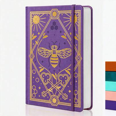 Dotted Journal Notebook, 160gsm 192 Page Thick Paper, A5 Hardcover Dotted Grid Diary For Women Men Work Writing, Journaling, Drawing, 5.8 X 8.3 In
