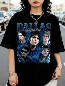 Limited Edition Winston Vintage T-Shirt, The Outsiders Gift For Women And Men, Unisex T-Shirt - Black - View 1
