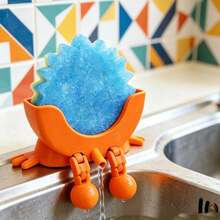 2-In-1 Cute Sponge Holder With Drainage Function, Soap Dish, 3D Printed In Multiple Colors, Creative Design, Bathroom/Kitchen Sink Organizer Tray, Decorative Accessory For Home & Bathroom - 12.5*7*5cm - View 14