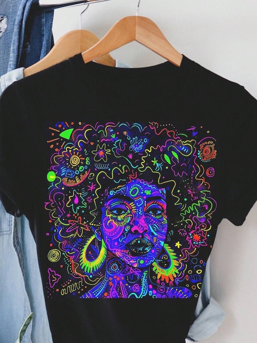 Women T-Shirts - Black - View 1