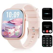 Smart Watch Features Wireless Calling/Dialing Capabilities, Multiple Sports Modes, Sms Notifications, Message Alerts, And App Notifications. It Supports Ios And Android Systems, Functions As A Fitness Tracker, Allows For Wallpaper Changes, Provides Health Monitoring, Boasts A Modern Watch Design, And Supports Wireless Connectivity. A Must-Have For Stylish Men And Women. - Hồng - Xem 1