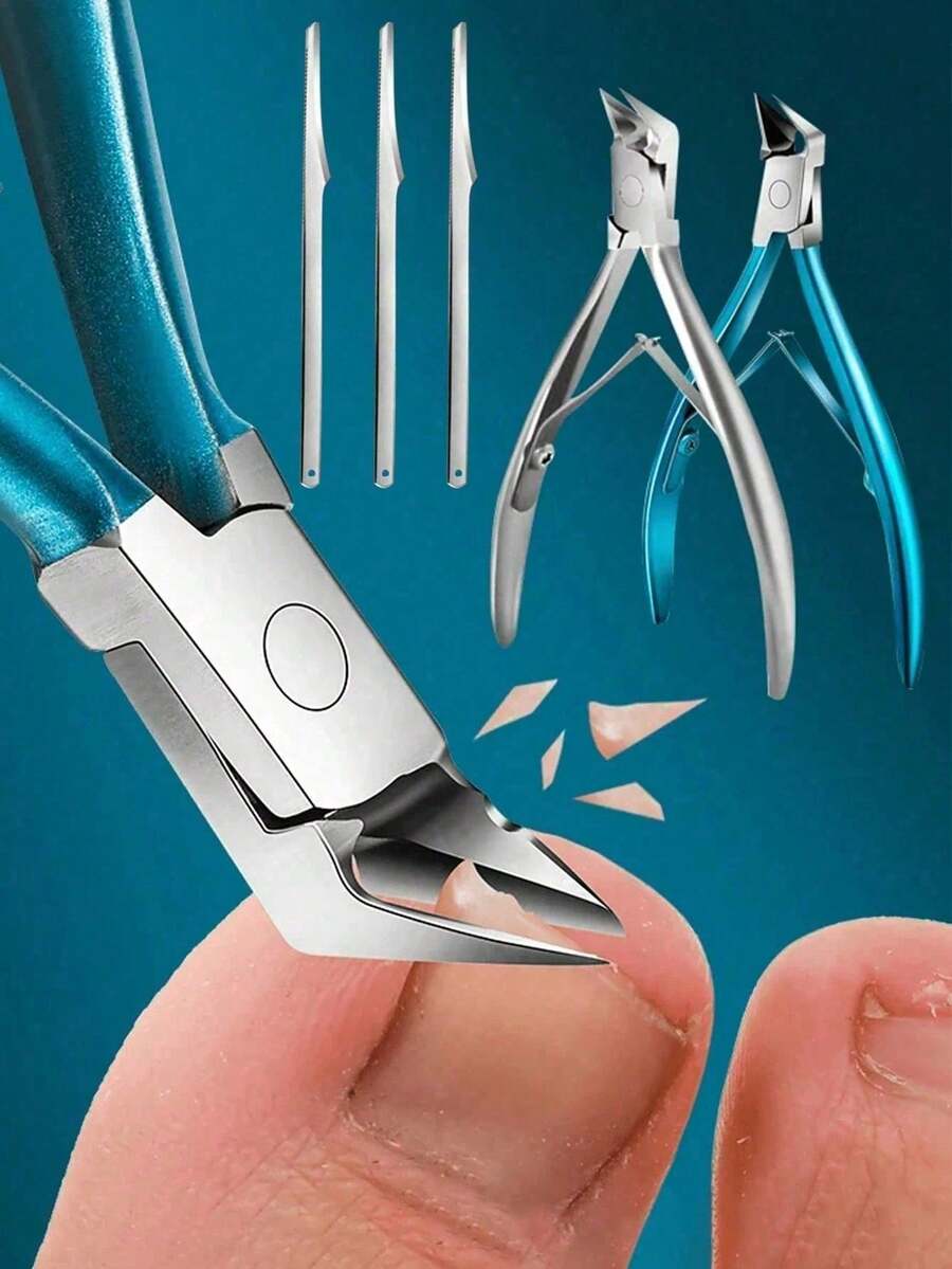 Professional German Eagle Beak Nail Clippers - Precision Scissors For Thick Nails, Suitable For Trimming And Pedicure Care, Nail Clippers For Men's Thick Nails, Professional Nail Clipper Set, Ergonomic Design, Sharp Blades, Durable Construction, High-Quality Steel, Trimming Tool, Home Nail Care, Professional Hair Salon - Multicolor - View 1