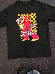 Dam-T-shirts - Svart - Visa 8