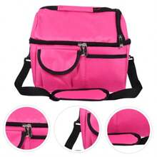 1 Pc Bolsa de Aislamiento bento Bolsas termicas Lunch Bag Bolsa Aislante Resistente Desgaste Bolsas de conservación Bolsa de Almacenamiento Impermeable Bolsa de Picnic portátil - Rosa - Ver 7