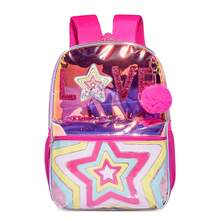 可愛女孩背包、青少年女孩背包、黑色迷你小背包、小女孩背包 - 13吋書包 - 查看 13