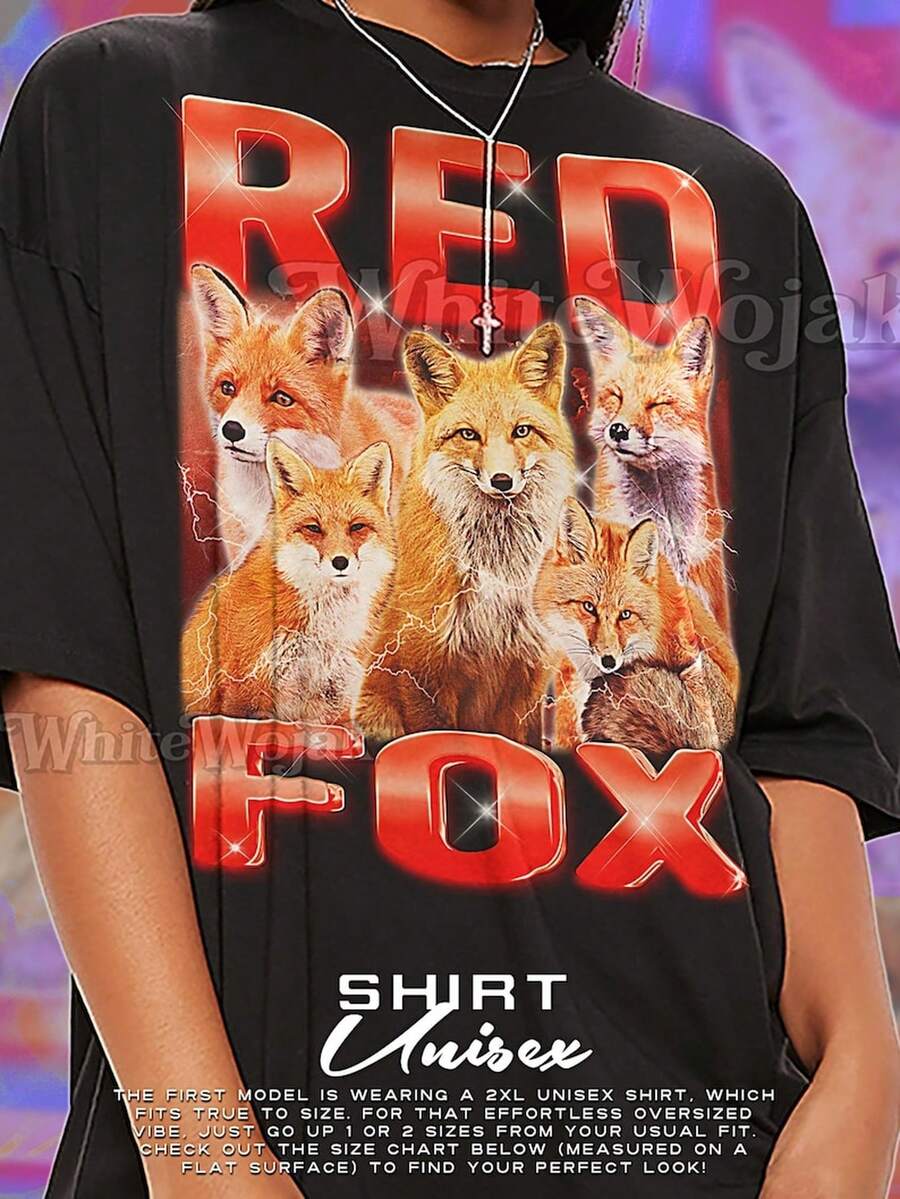 Red Fox B1Ootleg S1Hirt, Vintage WildL1L1ife Animal Nature Cla1ssic T1EE, 90s R TH1Rowback T1S1Hirt, Red Fox Sweater.