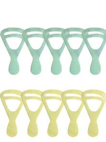 10pcs Reusable Eyebrow Stencils - Guide To Create Perfect Natural Eyebrows, No Battery Required, Suitable For Makeup, Home Decor, Vanity, Travel, Bedroom, Makeup Accessories, Christmas Gift, Makeup Tools, Affordable, Women Gift, Christmas Present - Multicolor - View 15