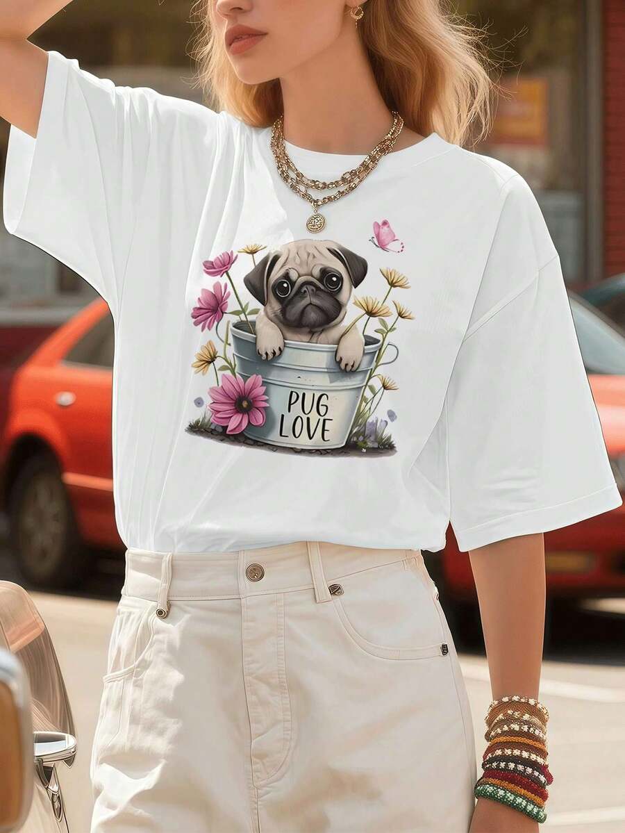 Women T-Shirts - White - View 1