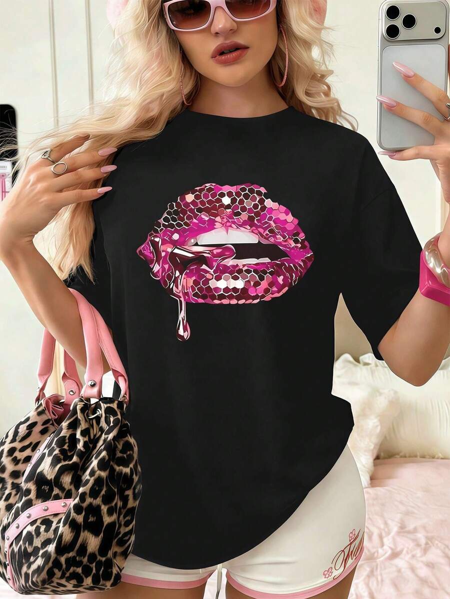 Women T-Shirts - Black - View 1
