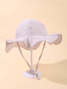 Mũ đi biển rộng vành điều chỉnh được, chống nắng UPF 50+ cho bé từ 0-12 tuổi, vật dụng cần thiết cho mùa hè dành cho bé trai và bé gái. - Nhiều màu - Xem 10