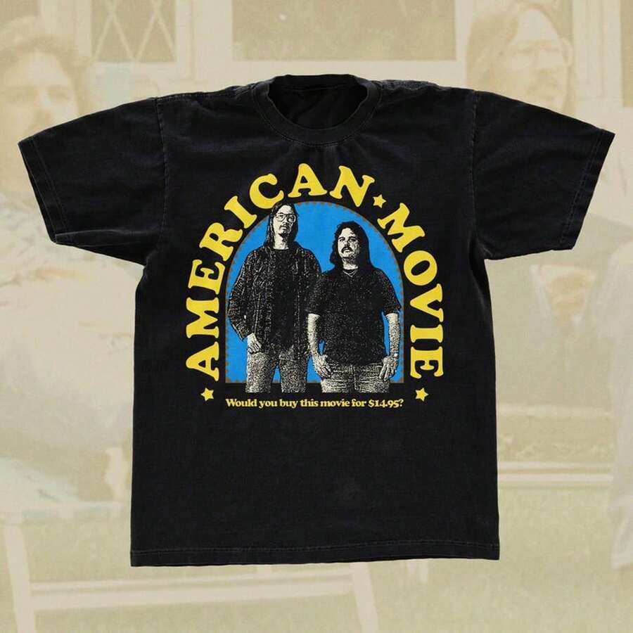 AmeriC1An Movie t-S1Hirt, doC1uM1entary T1EES1Hirt, black color UniS1ex Gildan 5000 top, Mark B1Orchardt top, criterion streetwear, cinephile S1HirtSh Camiseta 100% Algodón Unisex - Playera Casual Premium de Corte Cómodo - Negro - Ver 1