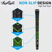 Agarre de golf de goma antideslizante de alta calidad WUDAY, adecuado para jugadores diestros y zurdos, tamaño mediano, opciones de multicolor, diseño cómodo para swing diestro, adecuado para todos los niveles de habilidad - Rojo - Ver 3