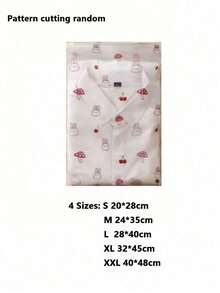 1 pièce Sac de rangement étanche et anti-poussière, sac organisateur, convient pour les chaussures, les cosmétiques, les sous-vêtements, etc. Voyage, sac à fermeture éclair étanche, sac en plastique mat à fermeture éclair étanche, unisexe, peut être utilisé pour la décoration, les vêtements d'hiver pour femmes, l'artisanat DIY, l'emballage de transport, sac en plastique mat à fermeture éclair. - Multicolore - Voir 12