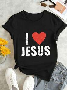 Women T-Shirts - Black - View 1