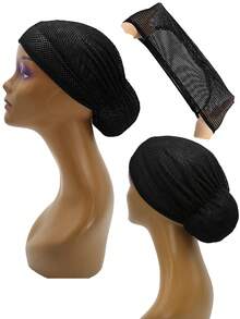 2/1 chiếc mũ lót lưới thoáng khí màu đen cho khăn trùm đầu Hijab, mũ lưới che phủ toàn bộ đầu dành cho phụ nữ, có độ co giãn cao/không co giãn, mũ lót thoáng khí cho khăn trùm đầu. - Nhiều màu - Xem 11