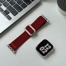 1 Dây đeo đồng hồ nylon dạng vòng xoay cơ học, được trang bị khóa bấm cơ học và dây đeo đàn hồi, tương thích với các loại dây đeo có kích thước 38mm, 40mm, 41mm, 42mm, 44mm, 45mm, 46mm, 49mm, tương thích với các dòng Ultra/SE/10/9/8/7/6/5/4/3/2/1/Ultra. - Nhiều màu - Xem 26
