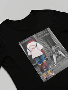 Women T-Shirts - Black - View 1