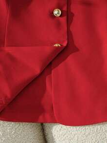 Blusa sin mangas amarilla elegante, top de verano elegante y estilizador para mujeres - Rojo - Ver 5