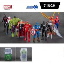 Figura coleccionable de superhéroe de Marvel - Estatuas de personaje de 4 pulgadas y 7 pulgadas, decoración de habitación o regalo perfecto - Multicolor - Ver 7