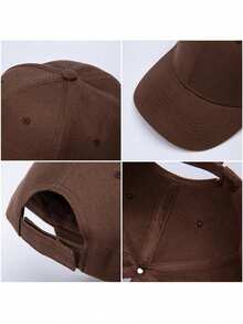 Customizable Baseball Cap (Text/Pattern) - Unisex, Adjustable, Multiple Colors Available. Featuring English Letter Design, Suitable For Men And Women, Any Pattern Can Be Directly Printed On The Cap. Perfect For Outdoor Activities And Daily Wear, Suitable For All Seasons, With Commemorative Meaning - Multicolor - View 4
