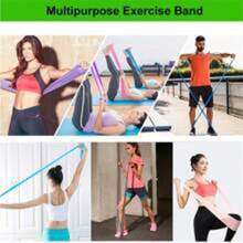Modelo talla grande nuevo de 2026, regalo del Día del Trabajo, equipo de fitness de entrenamiento de fuerza de una sola pieza para Pilates, gimnasio, banda de resistencia elástica de látex, correas con asas, equipo de fitness para el hogar, cuerdas de tracción, set portátil de bandas de resistencia para fitness y yoga, adecuado para entrenamiento de piernas, sentadillas, glúteos y estiramiento - Multicolor - Ver 7