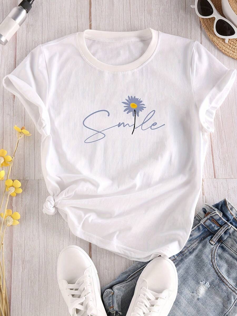 Women T-Shirts - White - View 1