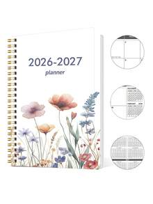 2026-2027 年月度计划本，两年期月度周度日计划笔记本，日历日程本，保持井然有序、高效工作，学习及办公用品 - A5 - 查看 15