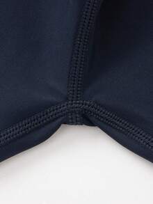 Balabala Bộ 2 món cho bé trai tuổi teen, gồm áo chống nắng tay raglan in chữ và quần bơi, chống clo và chống tia UV. - tông màu xanh - Xem 9