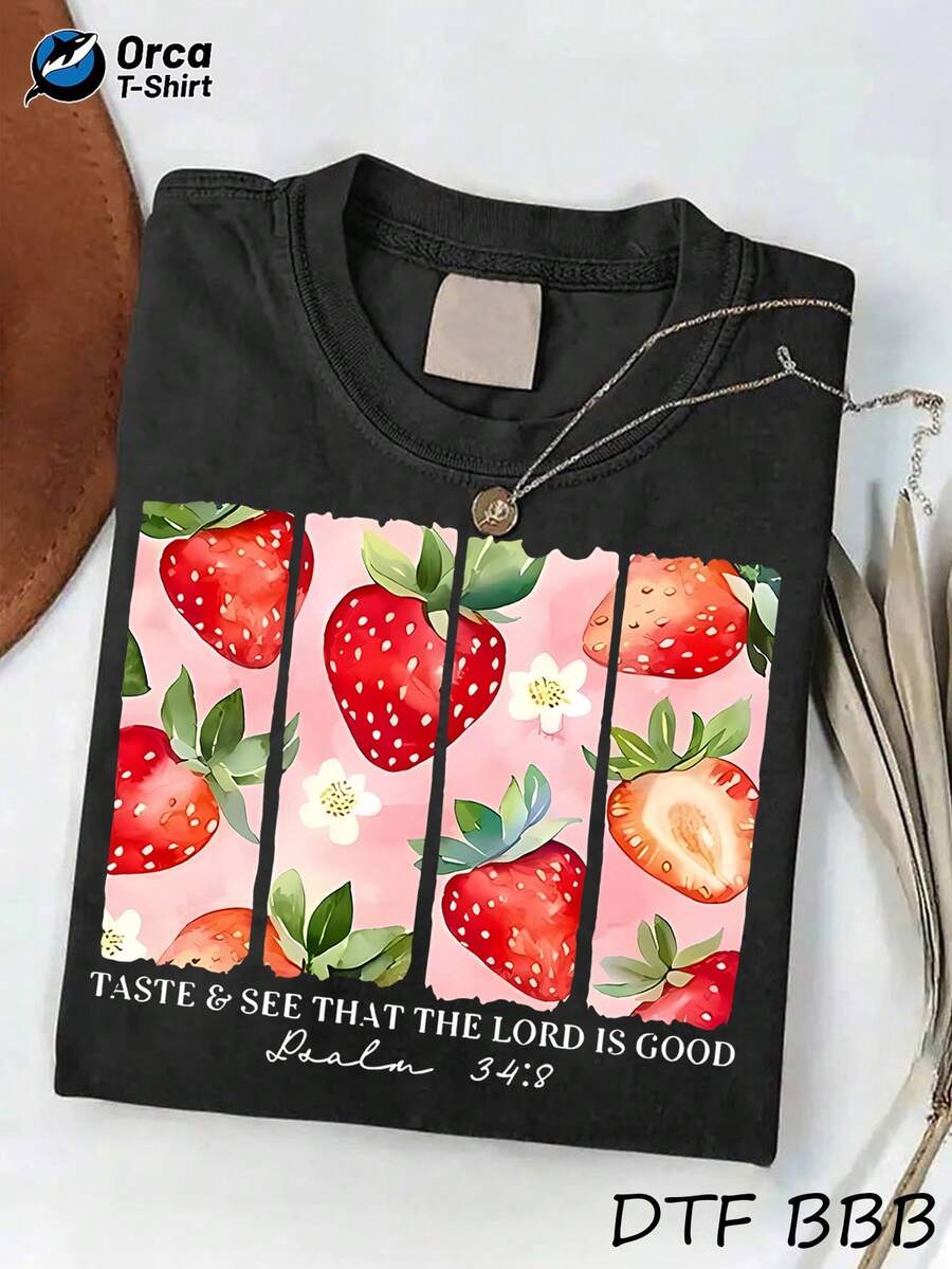 Una camiseta de manga corta para mujer, moderna, a la moda, retro, holgada, suave y cómoda, adecuada para actividades al aire libre en primavera y verano, con estampados divertidos, lindos, de dibujos animados, de animales, de moda y con motivos de pato, ganso, vestido, flor, lazo, cinta.Un top de manga corta, casual, de estilo vintage y cuello redondo, único, adecuado para vacaciones, salidas, ocio, deportes, regalos y otras ocasiones.blusas para mujer,blusas casuales para dama,tops,, mujer premium,y2k,playeras de mujer curvy,ofertas y liquidaciones ropa mujer,playeras deportivas para mujer,,playeras de hombre, mujer,blusas>elegante 1JTK - Negro - Ver 1
