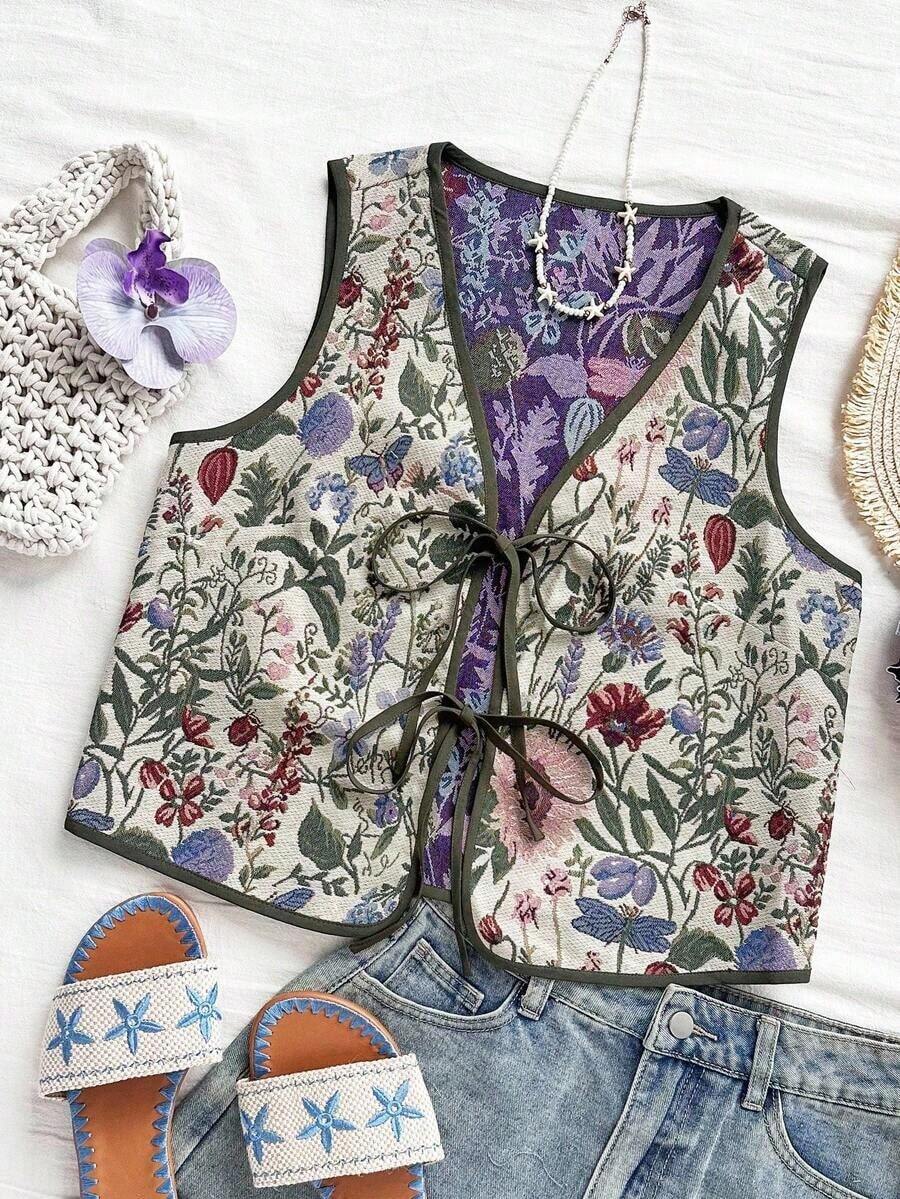 Camiseta de tirantes con textura informal para mujer - Azul - Ver 1