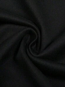 Women's Casual Black 'So' Graphic Tee With Short Shoulder Sleeves And Round Neck, Regular Length, Made Of Knit Fabric With Medium Stretch, Soft And Comfortable For Everyday Wear IIEW - 黑色 - 查看 4