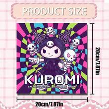 SANRIO (升級豪華版，厚紙，20*20CM) KUROMI 著色本，適合兒童與成人，藝術與學校用品，24 頁，適合聖誕節、萬聖節、生日與返校禮物 - 填色本 - 查看 8