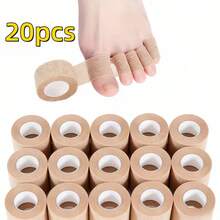 20 pièces de protecteurs d'orteils auto-adhésifs - Tissu élastique, prévient la friction entre les talons hauts et les chaussures, respirant et portable, convient pour l'extérieur, les sports, les voyages, le bureau et l'utilisation à la maison - A - Voir 12