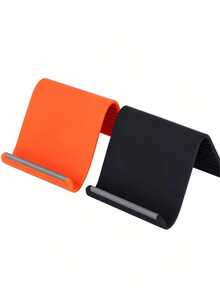 1/2 chiếc giá đỡ điện thoại silicon mới, giá đỡ để bàn đa chức năng linh hoạt, giá đỡ điện thoại/máy tính bảng có thể gập lại và biến đổi. - Nhiều màu - Xem 3