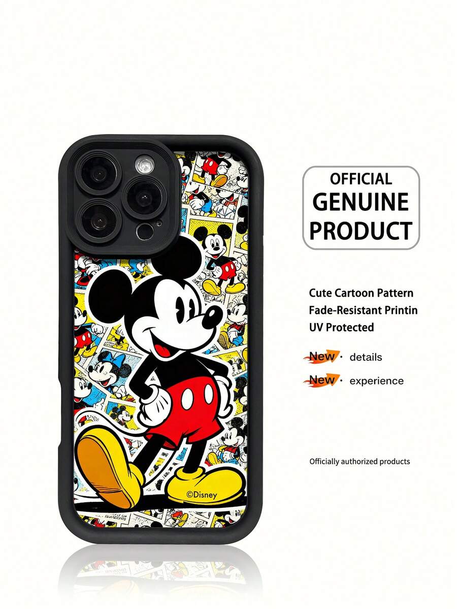 Ốp điện thoại Disney - Quà tặng Giáng sinh - Hộp đựng điện thoại cho iPhone 17 17Air 17pro 17promax 11 12 13 14 15 16pro 16promax 14Plus 15Plus 16Plus 15promax 16pro 16promax XR - màu đen - Xem 1
