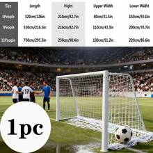 1pc High-Quality Multipurpose Soccer Goal Net, Durable Heavy-Duty Polyethylene Soccer Net, Standard Size Suitable For Backyard Play, Sports Training, Competition And Outdoor Activities, Tear-Resistant Waterproof Mesh, Long-Lasting Outdoor Use - Multicolor - View 4