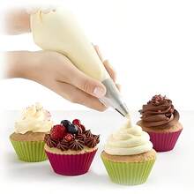 100pcs Thickened Disposable Piping Bags, Suitable For Professional Baking, Cake Making, Cake Decoration, Cupcakes, Frosting And Heavy Cream Frosting - White - View 10