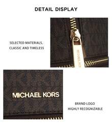 Michael Kors Rhea 印花女款後背包 35S5GRAB2B 棕色 - 棕色35S5GRAB2B BROWN - 查看 8