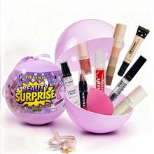Fit Colors Beauty Surprise 化妝膠囊套組，全方位迷你化妝套裝，含口紅、遮瑕膏、睫毛膏與工具，便攜旅行用完整美妝禮盒，適合女性與女孩 - 彩色 - 查看 9