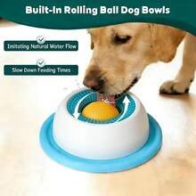 Dog Licking Toy, Slow Feeder Dog Lick Bowl Food Dispenser, Helps Dental Cleaning, Relieve Dog Anxiety And Boredom, Treat Feeding, Anti-Slip Suction Cup Anti-Tipping, Easy To Clean Suitable For Liquid And Soft Food - Multicolor - View 4