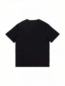 Camiseta de secado rápido para hombre, ropa, manga corta - Negro - Ver 3