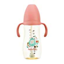 1/2 Packs PPSU Baby Bottles With Anti-Colic Silicone Nipples, 360° Gravity Suction Straw & Auto-Flow Nipple, Easy-Grip Handle, Lightweight Leak-Proof & Shockproof, Suitable For Newborns And Above - Multicolor - View 7